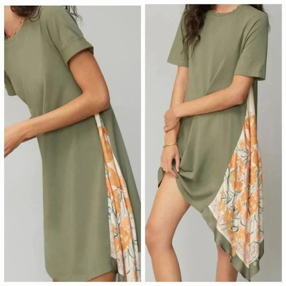 ANTHROPOLOGIE | TINY GUILIA CONTRAST TEE DRESS - Picture 1 of 10
